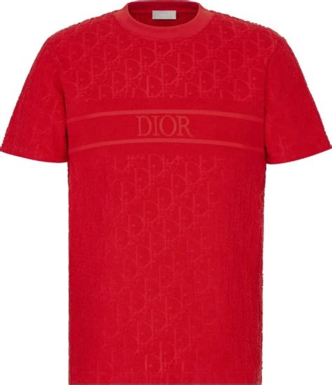 dior red dress shirt|light brown dior t shirt.